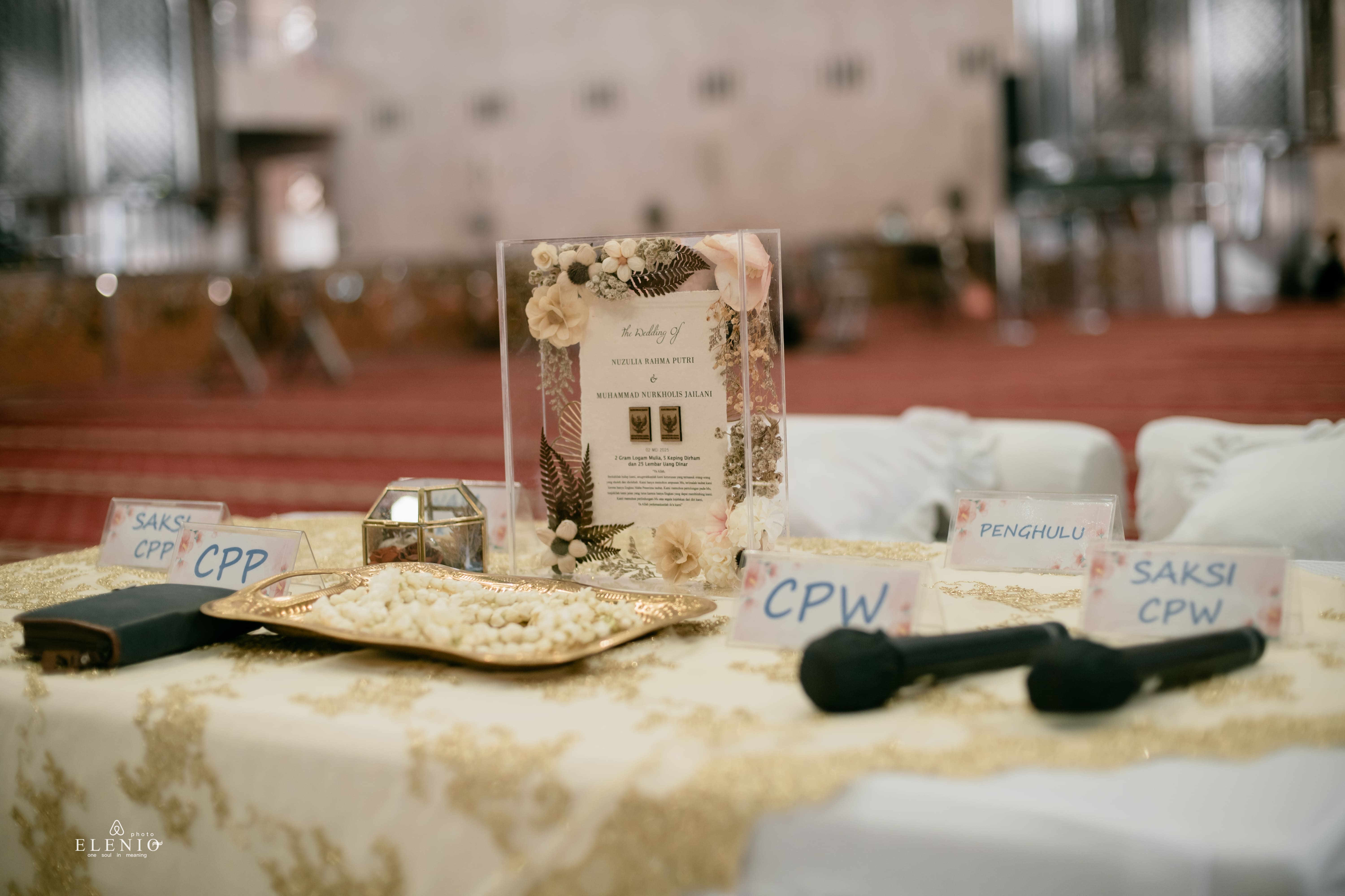 Meja Akad Nikah Istiqlal